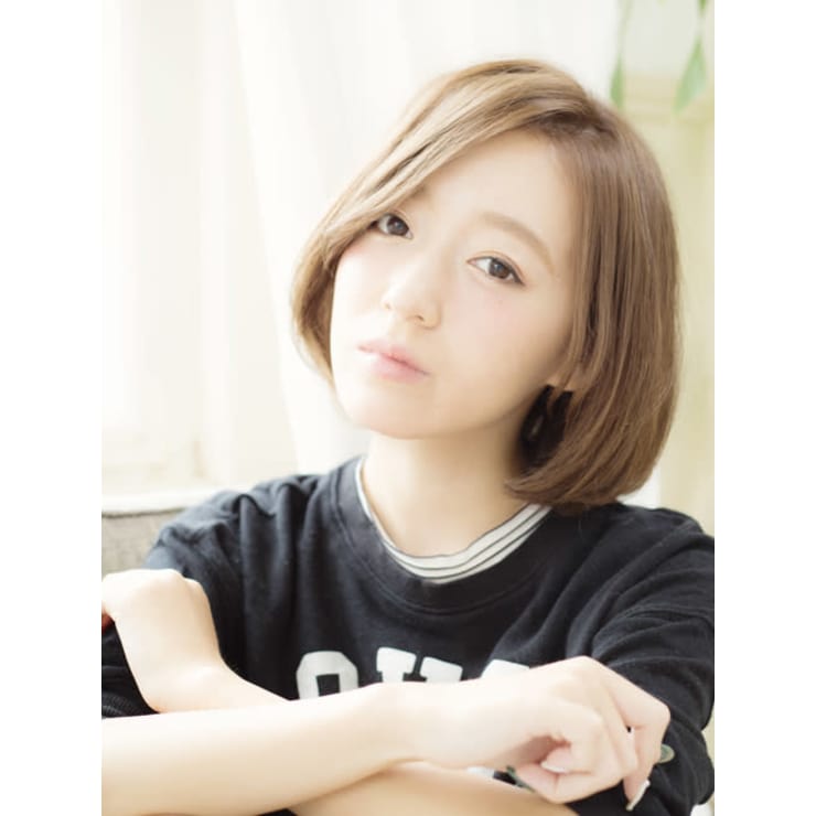 水原希子風ハニーヘアエフォートレスショートボブ Qualis 赤塚店 クオリスアカツカテン のヘアスタイル 美容院 美容室を予約するなら楽天ビューティ