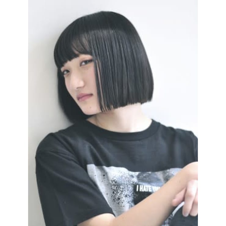 Oreo Coco 切りっぱなしボブ ミニマムボブ Oreo Coco オレオ ココ のヘアスタイル 美容院 美容室を予約するなら楽天ビューティ