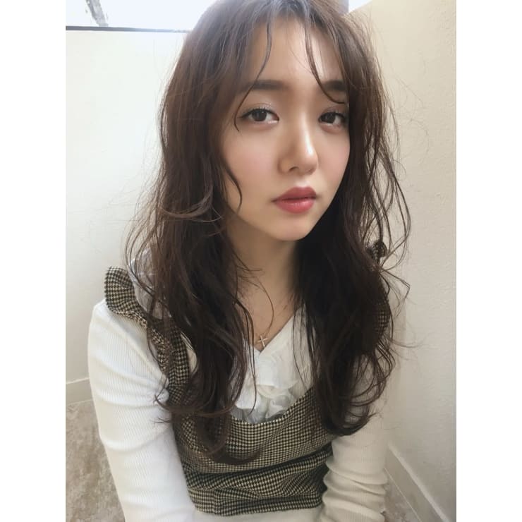 鎌倉スタイル モテ髪韓国風オルチャンバングパーマ19 Maria By Afloat マリアバイアフロート のヘアスタイル 美容院 美容室を予約するなら楽天ビューティ