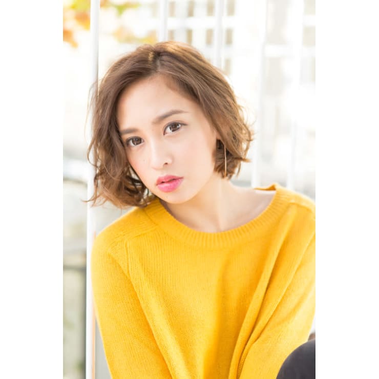 シェリー風 伸ばしかけの方にオススメのゆるふわロブスタイル Qualis 上板橋店 クオリスカミイタバシテン のヘアスタイル 美容院 美容室を予約するなら楽天ビューティ