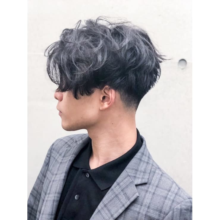 Breen原宿 ツーブロック前下がりパーマスタイル Kangol Salon Tokyo Central原宿 カンゴールサロントウキョウセントラルハラジュク のヘアスタイル 美容院 美容室を予約するなら楽天ビューティ