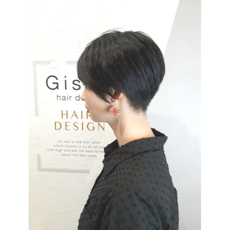 Gisel ジェンダーレスショート Gisel 六本松店 ジゼルロッポンマツテン のヘアスタイル 美容院 美容室を予約するなら楽天ビューティ