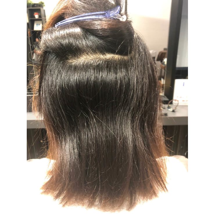ボブのストレートパーマ 縮毛矯正専門店radiant Hair Salon レディアントヘアサロン のヘアスタイル 美容院 美容室を予約するなら楽天ビューティ
