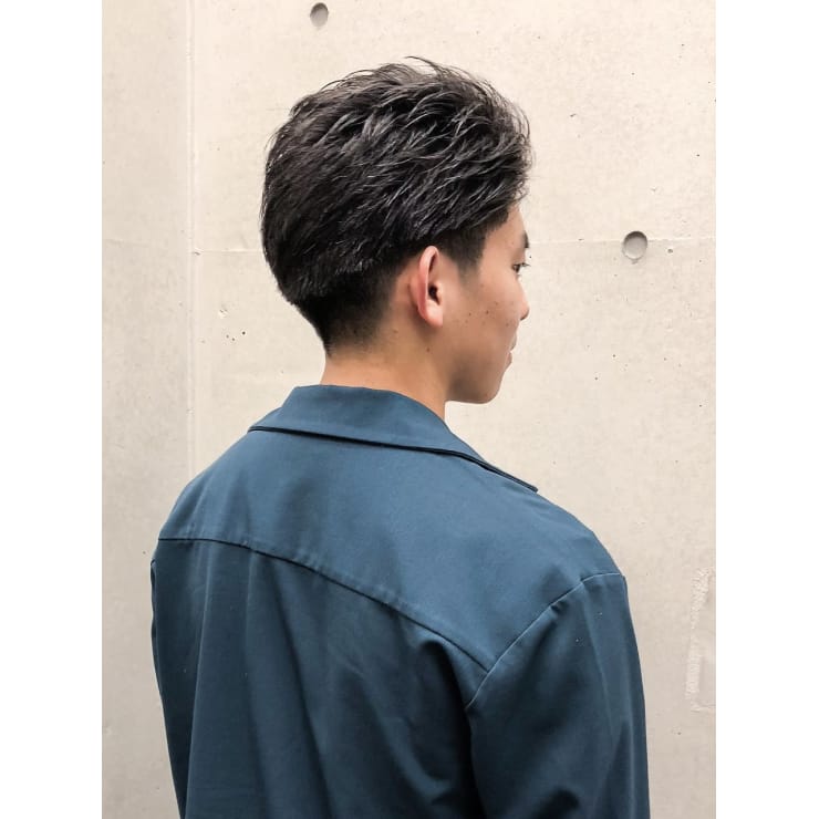 Breen原宿 メンズオールバックショート Kangol Salon Tokyo Central原宿 カンゴールサロントウキョウセントラルハラジュク のヘアスタイル 美容院 美容室を予約するなら楽天ビューティ