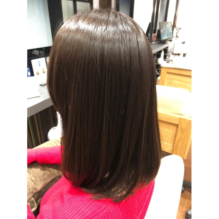 髪の細い方への縮毛矯正と毛先にデジタルパーマ 縮毛矯正専門店radiant Hair Salon レディアントヘアサロン のヘアスタイル 美容院 美容室を予約するなら楽天ビューティ
