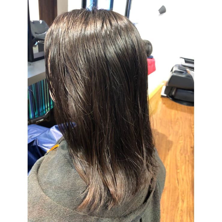髪の細い方への縮毛矯正と毛先にデジタルパーマ 縮毛矯正専門店radiant Hair Salon レディアントヘアサロン のヘアスタイル 美容院 美容室を予約するなら楽天ビューティ