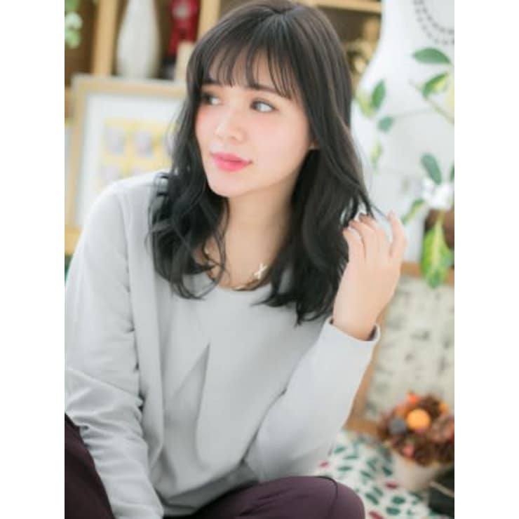 重軽mix 黒髪くせ毛風カール ふんわりロング Cover Hair Bliss 北浦和西口店 カバーヘアブリス キタウラワニシグチテン のヘアスタイル 美容院 美容室を予約するなら楽天ビューティ