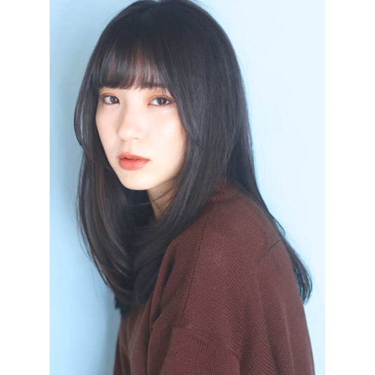黒髪 暗髪 大人のソフトなレイヤーストレート Beautrium Ginza ビュートリアム のヘアスタイル 美容院 美容室を予約するなら楽天ビューティ