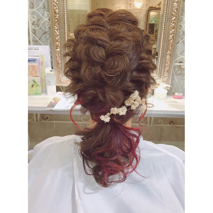 卒業式ヘアセット ダウンスタイル Mer By Puur メルバイピュール のヘアスタイル 美容院 美容室を予約するなら楽天ビューティ