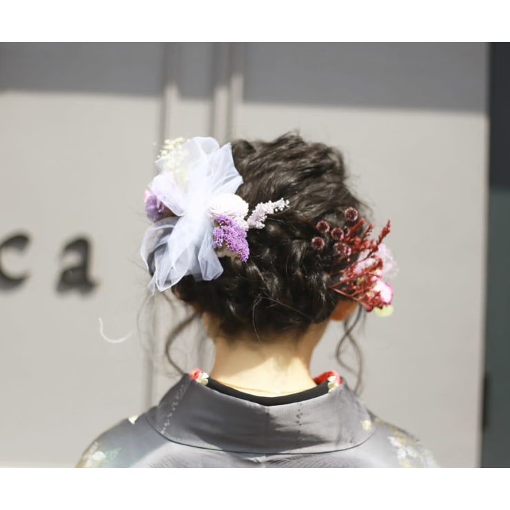 卒業式編み込みアレンジ Ethica By Terra エシカバイテラ のヘアスタイル 美容院 美容室を予約するなら楽天ビューティ