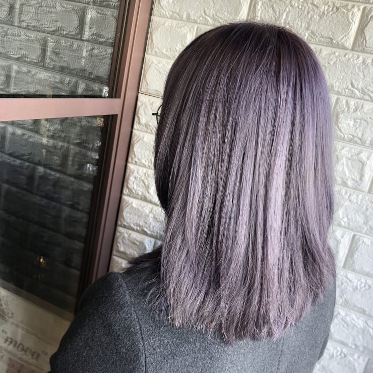 ラベンダーグレー | Lee 東三国(リーヒガシミクニ)のヘアスタイル