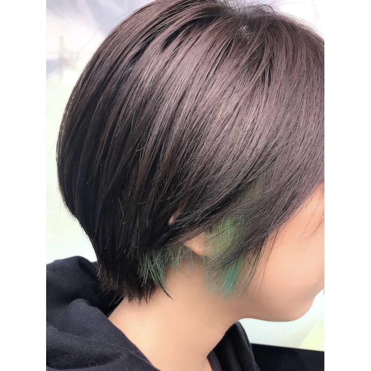 ワンポイントインナーカラー Canvas 西田 Canvas キャンバス のヘアスタイル 美容院 美容室を予約するなら楽天ビューティ