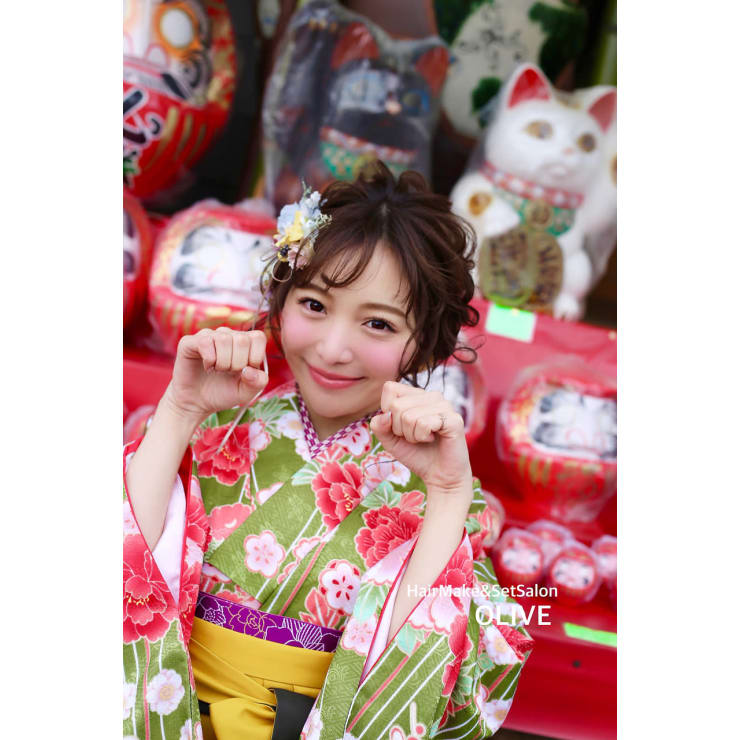 入園式 結婚式 卒業式 入学式 二次会 着付け ヘアセットはオリーブにお任せ ヘアセット メイク 着付け専門 オリーブ 心斎橋 なんば ヘアセット メイク レンタル オリーブ シンサイバシ ナンバ のこだわり特集 美容院 美容室を予約するなら楽天ビューティ