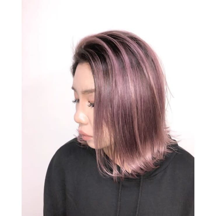 ピンクグラデーションボブ Hair Make Aleap ヘアメイク アリープ のヘアスタイル 美容院 美容室を予約するなら楽天ビューティ