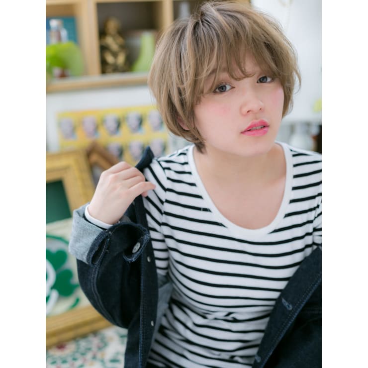 ふわくしゅ 外国人風小顔マッシュショート エアリーカール Cover Hair Bliss 戸田公園西口店 カバーヘアブリス トダコウエンニシグチテン のヘアスタイル 美容院 美容室を予約するなら楽天ビューティ