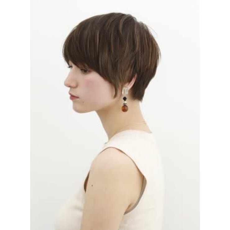ジグザグバングが大人可愛いベリーショート Hair Spa Egerie Prime ヘアアンドスパエジェリプリム のヘアスタイル 美容院 美容室を予約するなら楽天ビューティ