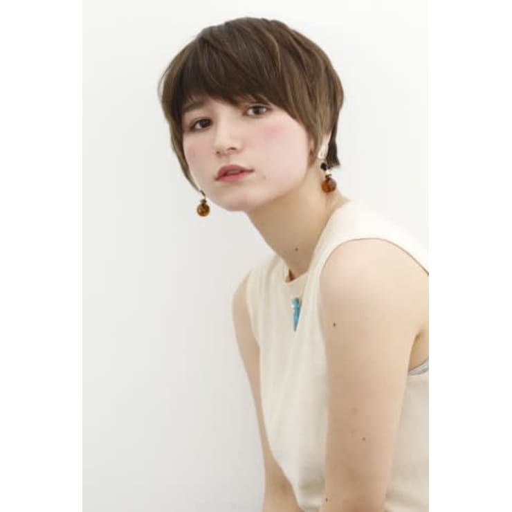 ジグザグバングが大人可愛いベリーショート Hair Spa Egerie Prime ヘアアンドスパエジェリプリム のヘアスタイル 美容院 美容室を予約するなら楽天ビューティ