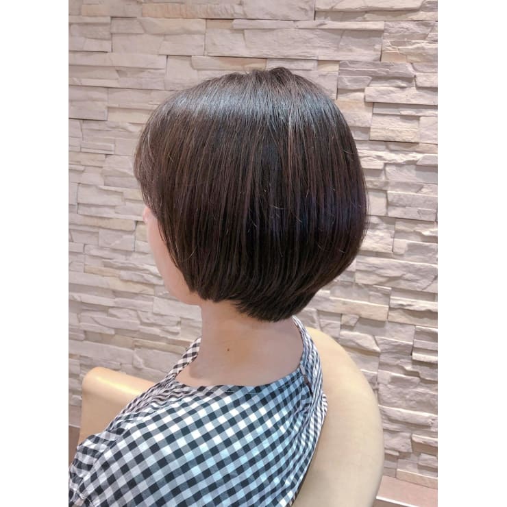 ショートボブのアレンジ自在 ゆるふわ ストレートヘア Hair Make Opsis オプシス のヘアスタイル 美容院 美容室を予約するなら楽天ビューティ