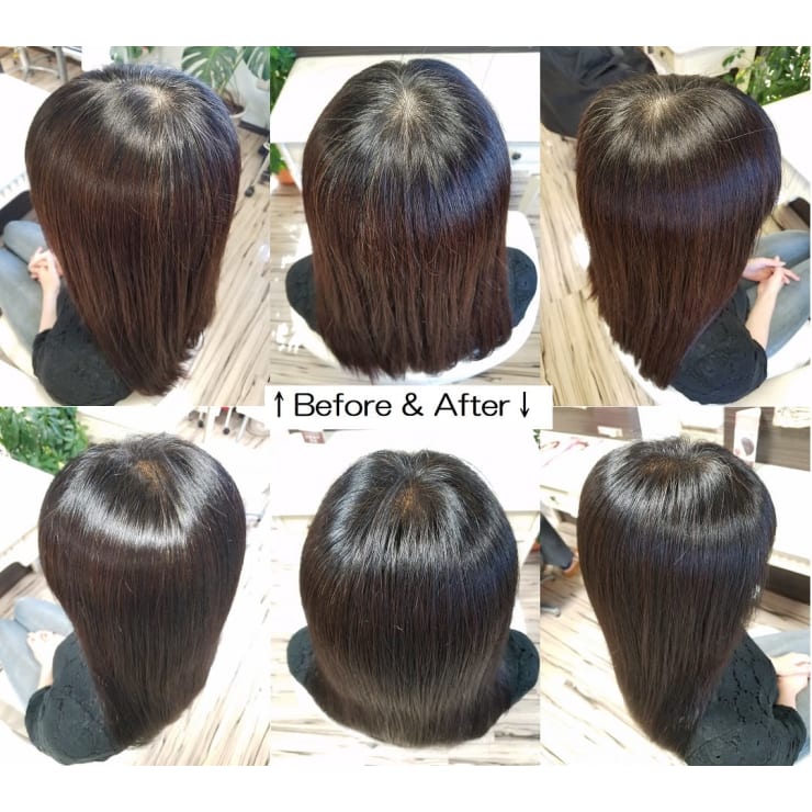 ザクロの白髪染め【輝髪】ザクロペインターをされたお客様 | 美容室