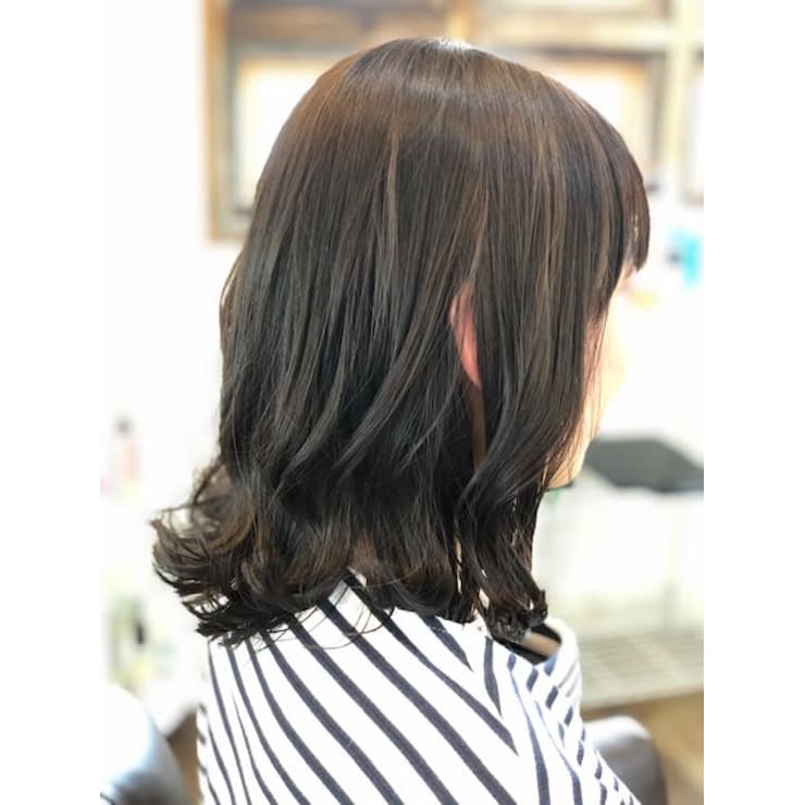 肩下セミロング ヘアショップ アルファ ヘアショップ アルファ のヘアスタイル 美容院 美容室を予約するなら楽天ビューティ