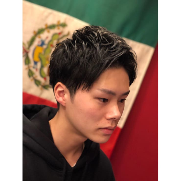 就活に効果的アップバング 須磨 板宿 メンズ専門美容院 インフィニィト インフィニィト のヘアスタイル 美容院 美容室を予約するなら楽天ビューティ