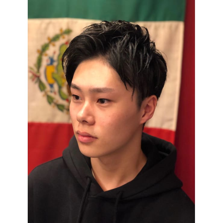 就活に効果的アップバング 須磨 板宿 メンズ専門美容院 インフィニィト インフィニィト のヘアスタイル 美容院 美容室を予約するなら楽天ビューティ