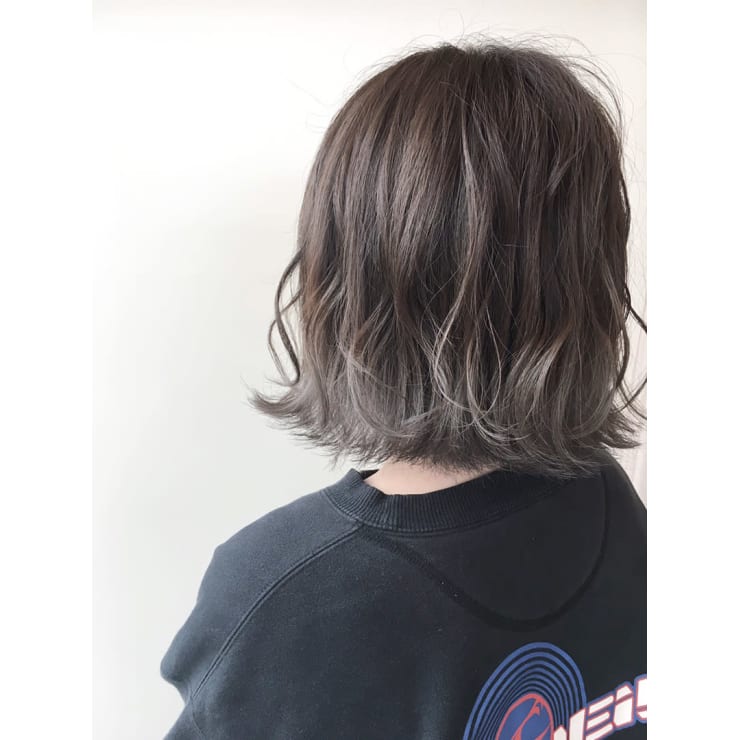 シルバーアッシュのグラデーション 古正寺 長岡 美容室 アクイールグラッセ アクイールグラッセ のヘアスタイル 美容院 美容室を予約するなら楽天ビューティ