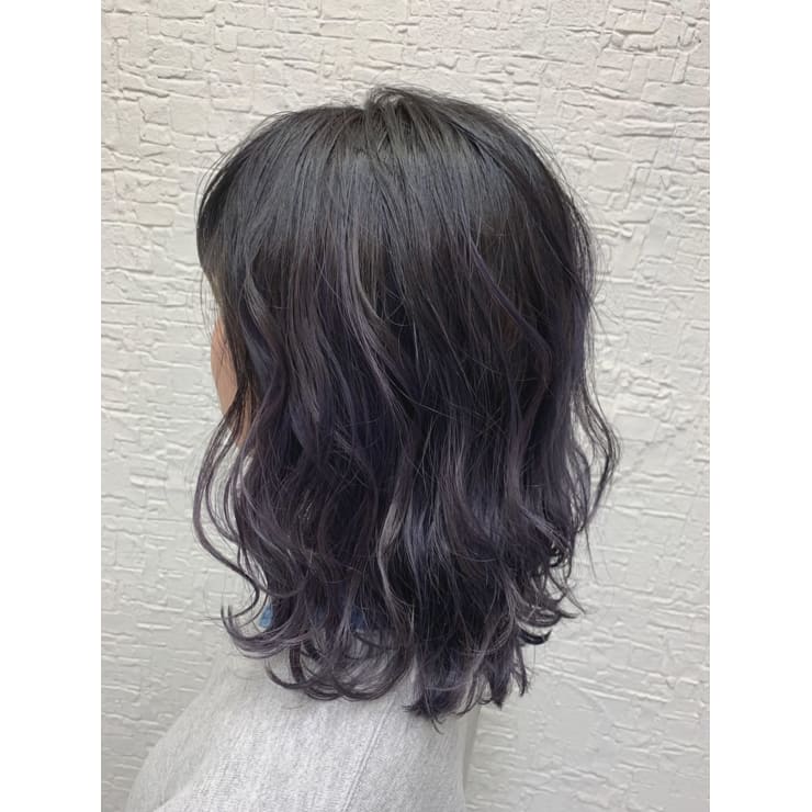 ハイライト ラベンダーアッシュ グラデーションカラー Re Charm By Anyhow 長岡南七日町店 リシャルムバイエニーハウ のヘアスタイル 美容院 美容室を予約するなら楽天ビューティ