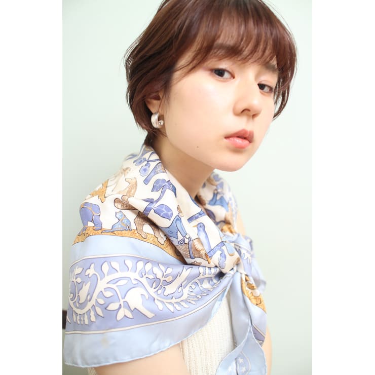 美シルエット 田丸麻紀さん風コンパクトショート Beautrium 銀座265 ビュートリアム のヘアスタイル 美容院 美容室を予約するなら楽天ビューティ