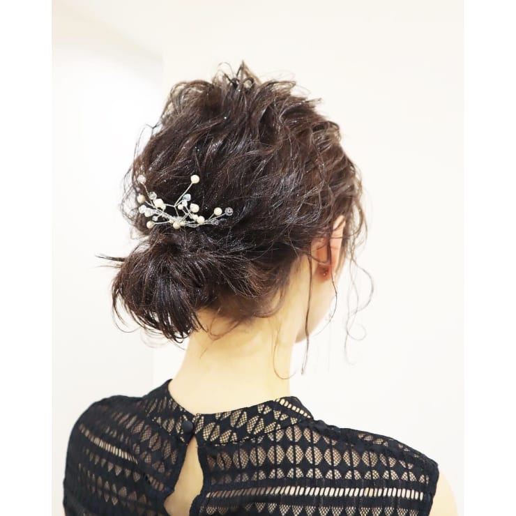 ショートボブのアップ風ヘアアレンジ E M A Premium Beauty Salon イーエムエープレミアムビューティーサロン のヘアスタイル 美容院 美容室を予約するなら楽天ビューティ