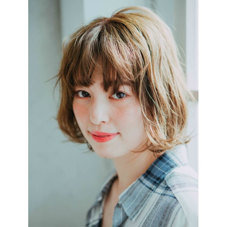 ラフさが可愛いミディアムボブ Grand Chariot 笹塚店 グランシャリオササヅカテン のヘアスタイル 美容院 美容室を予約するなら楽天ビューティ ラフさが可愛いミディアムボブ Grand Chariot 笹塚店 グランシャリオササヅカテン のヘアスタイル 美容院 美容室を予約するなら楽天ビューティ