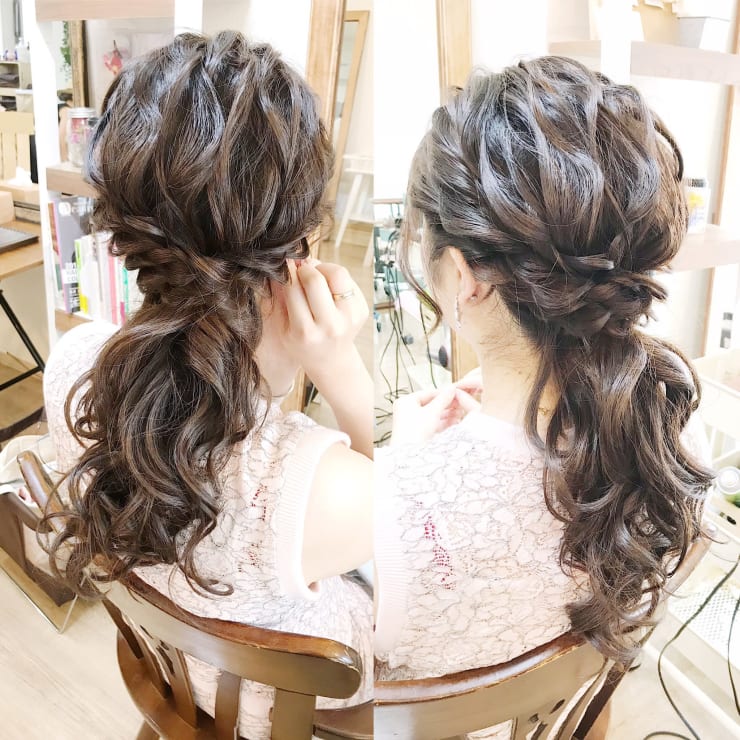 撮影のヘアメイク担当 ヘアメイク ヘアセット ブライダルヘアメイク もお任せ ヘアセット メイクアップ Roquat Salon ヘアセットアンドメイクアップ ロカットサロン のこだわり特集 美容院 美容室を予約するなら楽天ビューティ