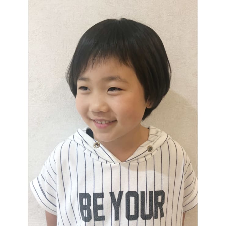 キッズカット ショートボブ 見附 長岡 Accueillir Pur Hair アクイール ピュール ヘア のヘアスタイル 美容院 美容室を予約するなら楽天ビューティ