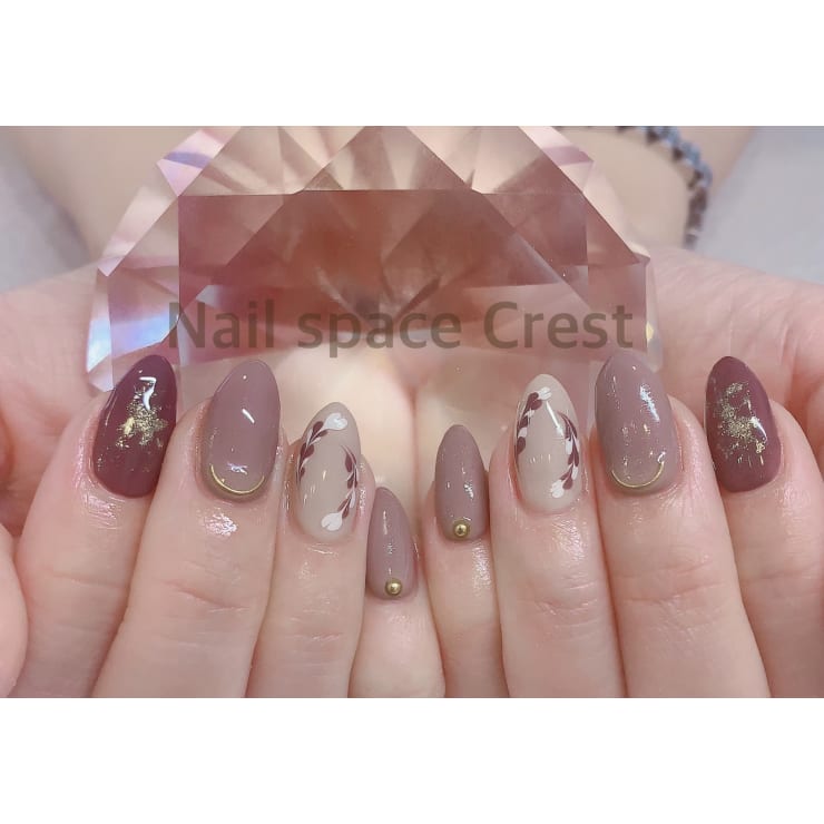 シンプルなアートの90分やり放題コース がオススメ Nail Space Crest ネイルスペースクレスト のこだわり特集 ネイル まつげサロンを予約するなら楽天ビューティ
