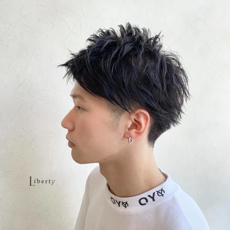 メンズマッシュウルフ Liberty リバティ のヘアスタイル 美容院 美容室を予約するなら楽天ビューティ
