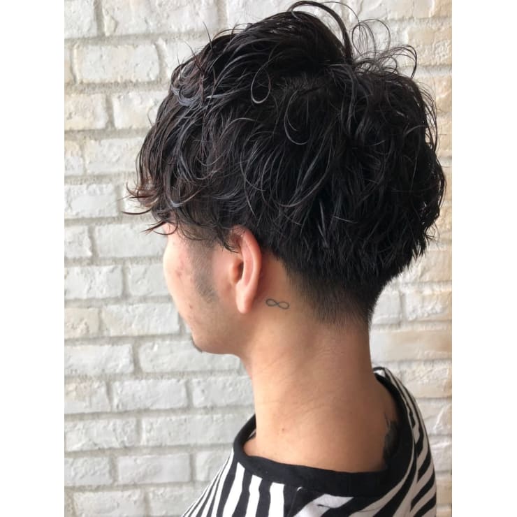 Lee Aimer南堀江 マッシュ風パーマ Lee Horie リー ホリエ のヘアスタイル 美容院 美容室を予約するなら楽天ビューティ