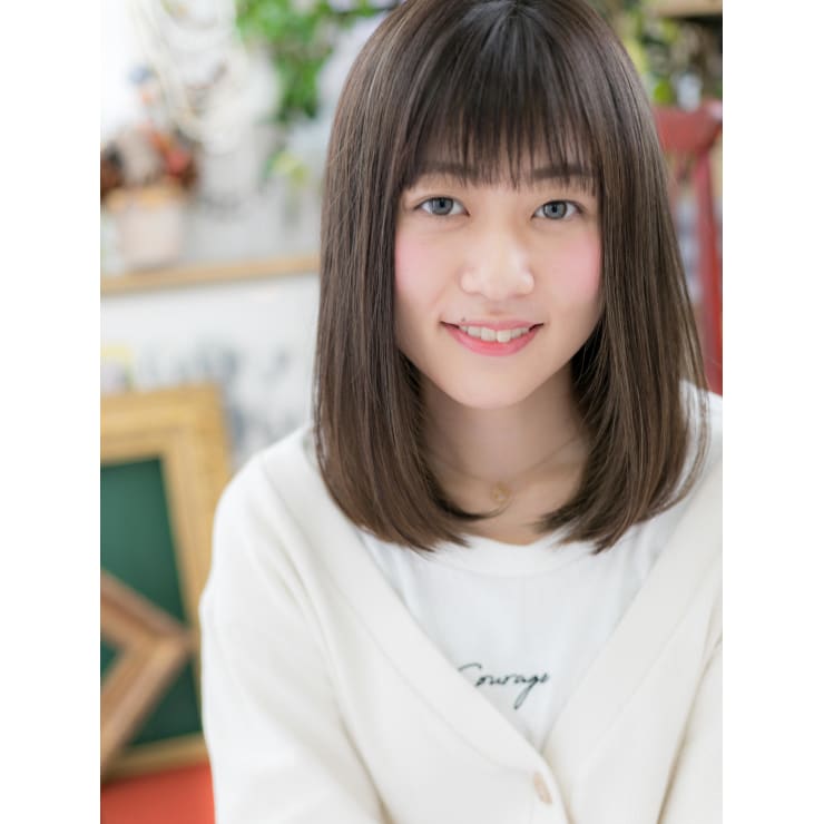 色っぽい 黒髪ワンカール小顔ロブスタイルフェミニンストレート Cover Hair Bliss 戸田公園西口店 カバーヘアブリス トダコウエンニシグチテン のヘアスタイル 美容院 美容室を予約するなら楽天ビューティ