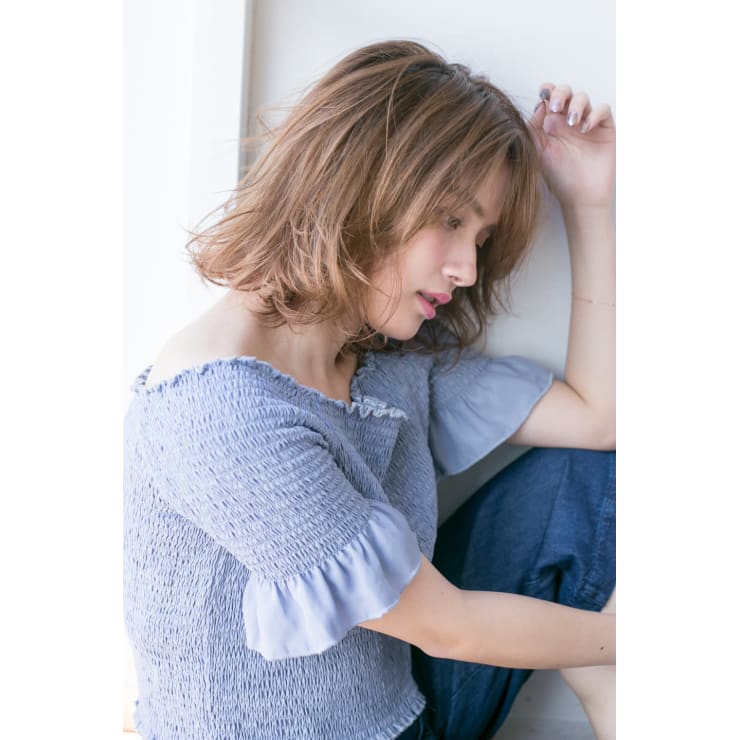 外国人風おしゃれでモテるミディアム Apish 国分寺 ショート パーマ オイルカラー アピッシュ コクブンジ のヘアスタイル 美容院 美容室を予約するなら楽天ビューティ