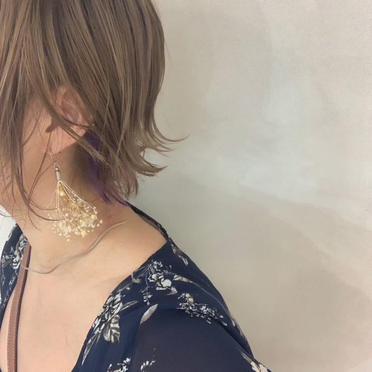 Euphoria 金沢 ポイントエクステ外ハネショート Euphoria Ginza Grande 銀座 ユーフォリア ギンザ グランデ のヘアスタイル 美容院 美容室を予約するなら楽天ビューティ