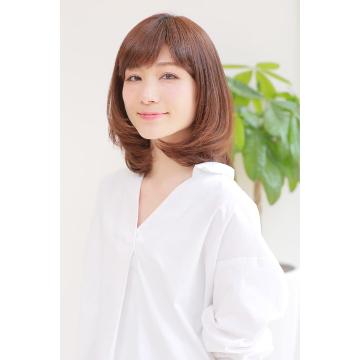 大人女性の小顔レイヤーボブ Link リンク のヘアスタイル 美容院 美容室を予約するなら楽天ビューティ
