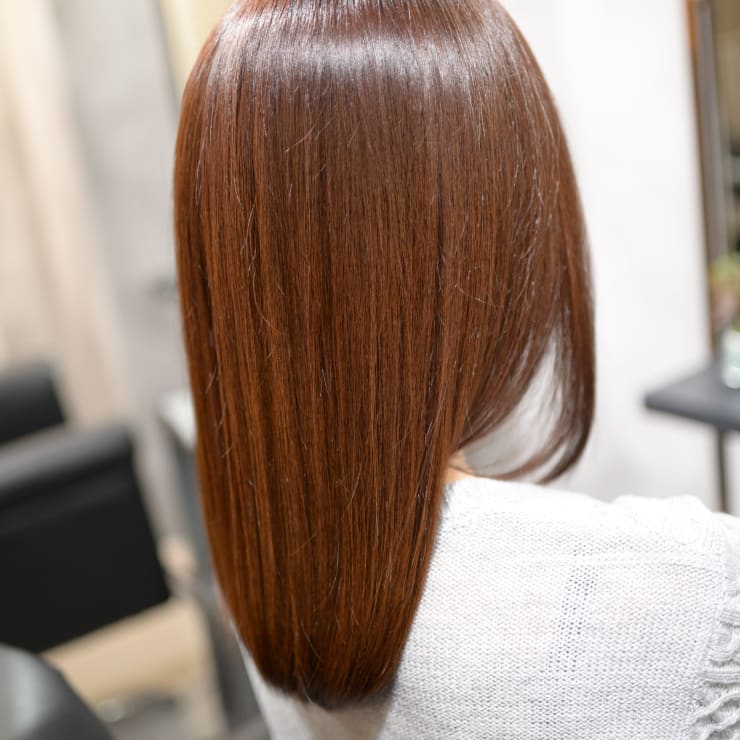 Hans名古屋伏見 つやつやコーラルピンク ヘアカラー Hans 名古屋 伏見 ハンス ナゴヤ フシミ のヘアスタイル 美容院 美容室を予約するなら楽天ビューティ