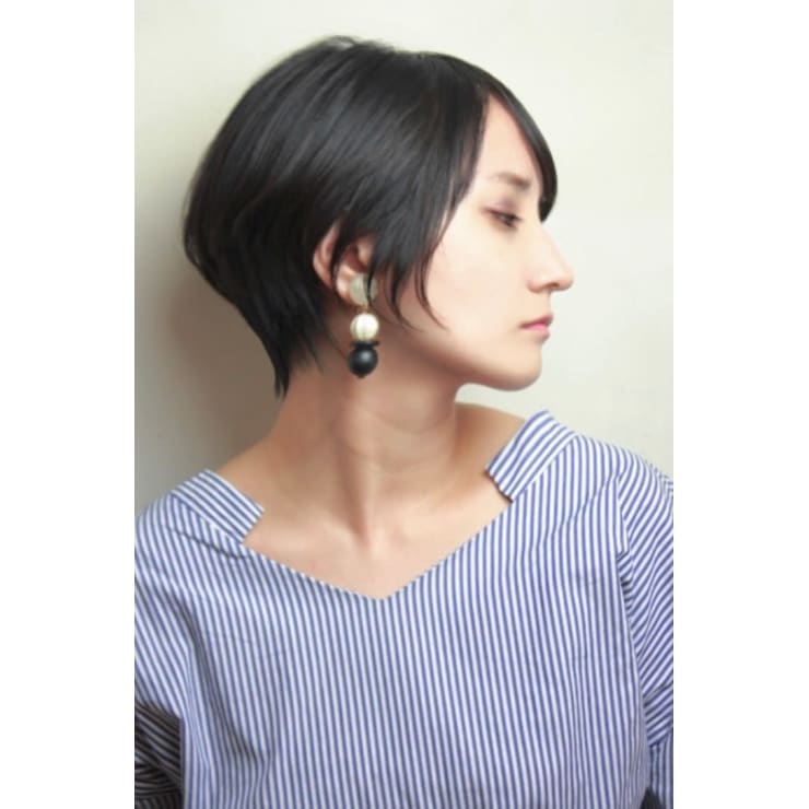 横顔美人ショートスタイル Renjishi Kichijoji レンジシ のヘアスタイル 美容院 美容室を予約するなら楽天ビューティ