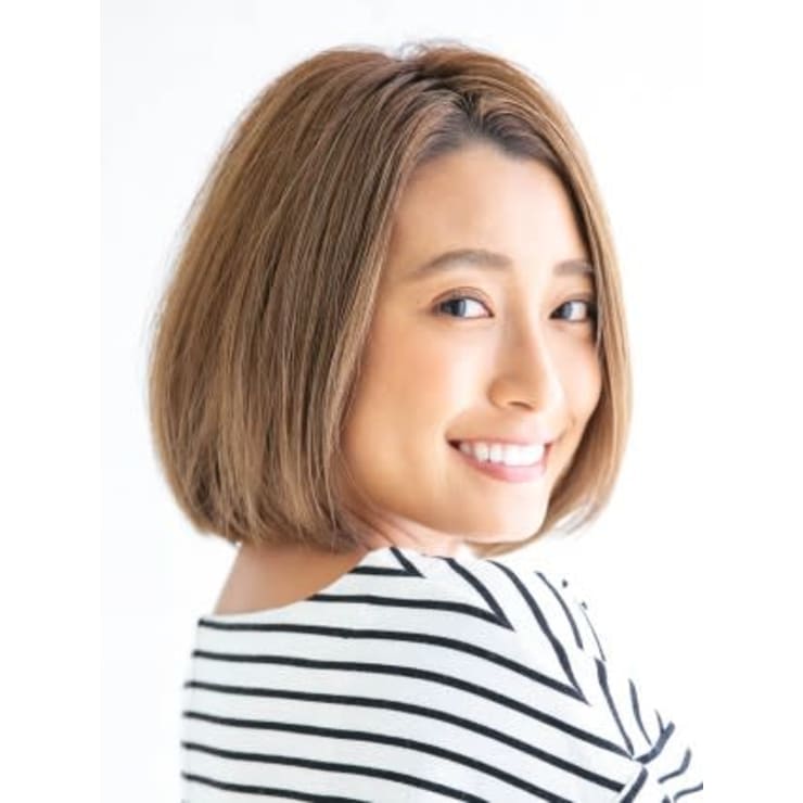 小顔ナチュラルボブ Hair Make Earth 沖縄泡瀬店 ヘアメイクアースオキナワアワセテン のヘアスタイル 美容院 美容室を予約するなら楽天ビューティ