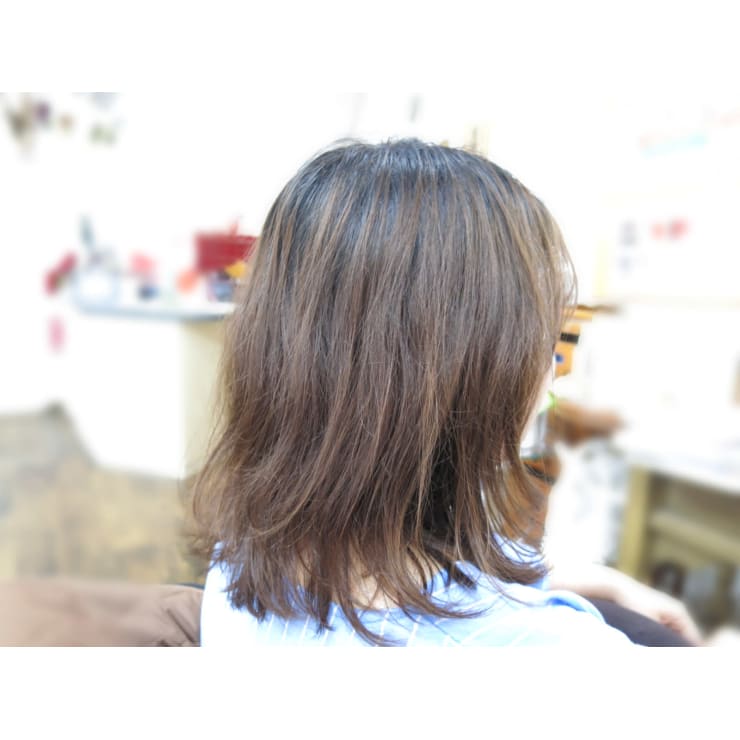 パーマや縮毛の失敗等にも 髪質改善艶髪カラーコース Coco Ange ココ アンジュ のヘアスタイル 美容院 美容室を予約するなら楽天ビューティ