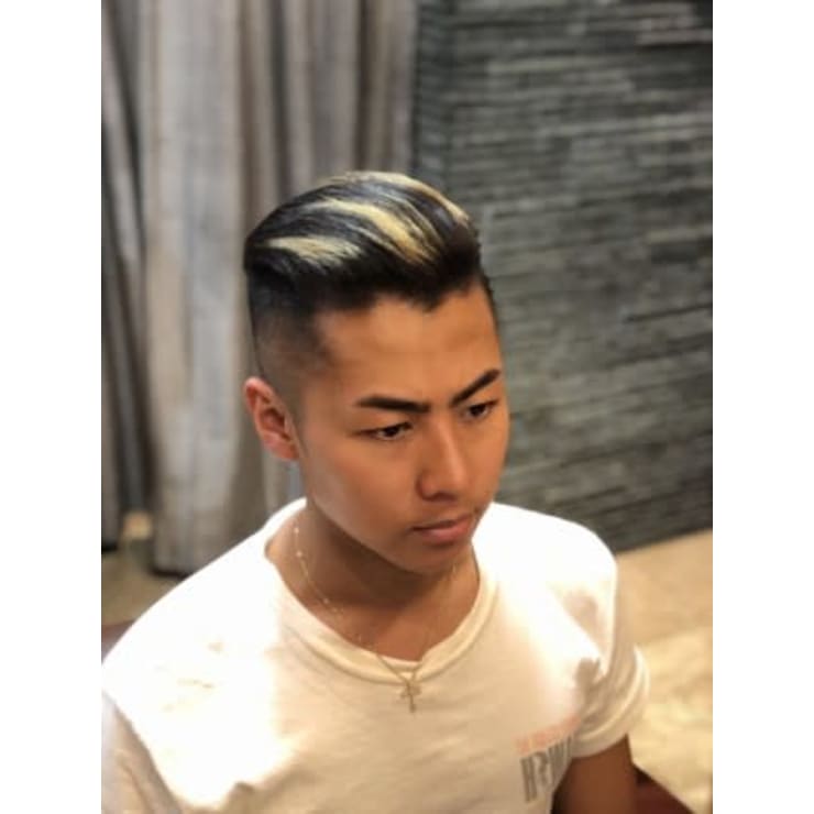 銀座メンズポンパドール ヘアーモードキクチ 銀座店 ヘアーモードキクチ のヘアスタイル 美容院 美容室を予約するなら楽天ビューティ