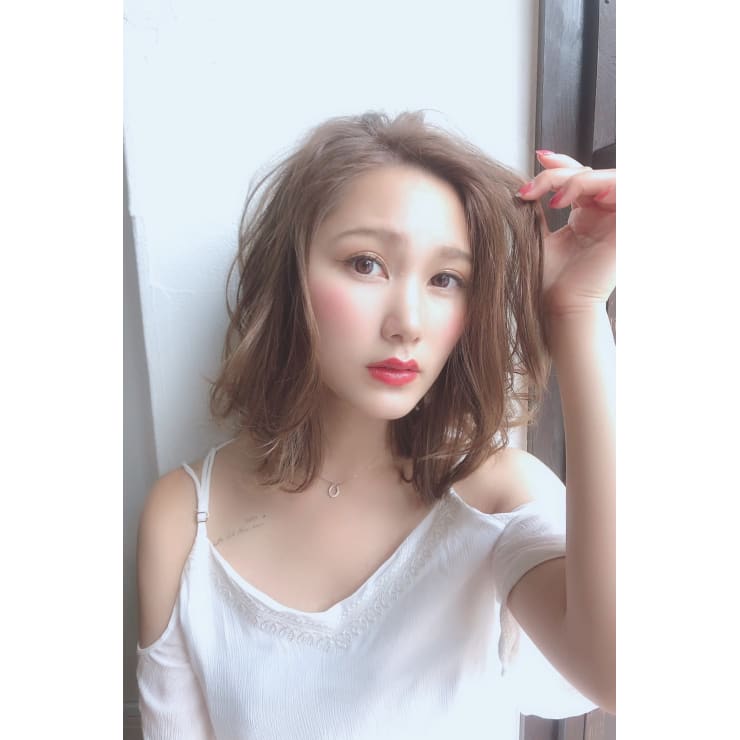 Mind Stage マインドステージ Sexyロブ Mix Mind Stage マインドステージ のヘアスタイル 美容院 美容室を予約するなら楽天ビューティ