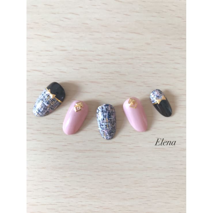 ツイードネイル Elena エレナ のネイルデザイン ネイル まつげサロンを予約するなら楽天ビューティ