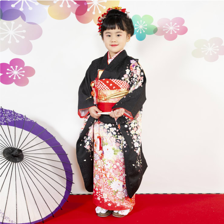七五三 七草 日本髪ヘアセット 総合衣裳レンタル きりや ソウゴウイショウレンタル キリヤ のヘアスタイル 美容院 美容室を予約するなら楽天ビューティ
