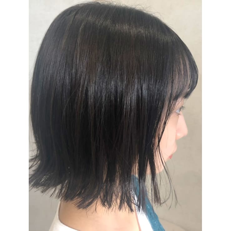 Jk 切りっぱなし 見附 長岡 Accueillir Pur Hair アクイール ピュール ヘア のヘアスタイル 美容院 美容室を予約するなら楽天ビューティ