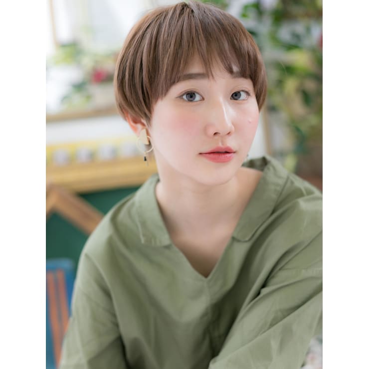 大人かわいい 外国人風カラー小顔マッシュ 個性的 Cover Hair Bliss 大宮西口店 カバーヘアブリス オオミヤニシグチテン のヘアスタイル 美容院 美容室を予約するなら楽天ビューティ
